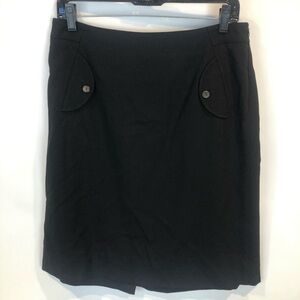 Cividini Black A Line Skirt